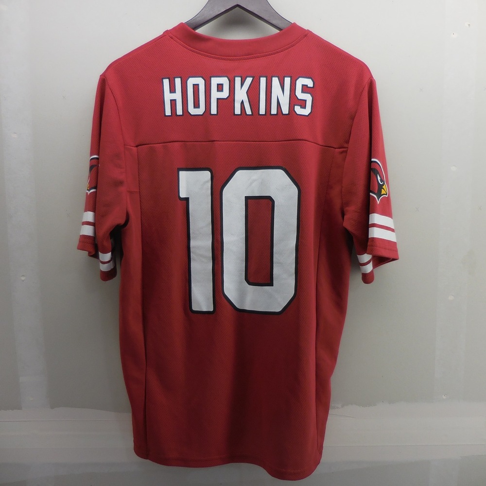 NFL Team Apparel Arizona Cardinals DeAndre Hopkins 10 Jersey Mens Small Red